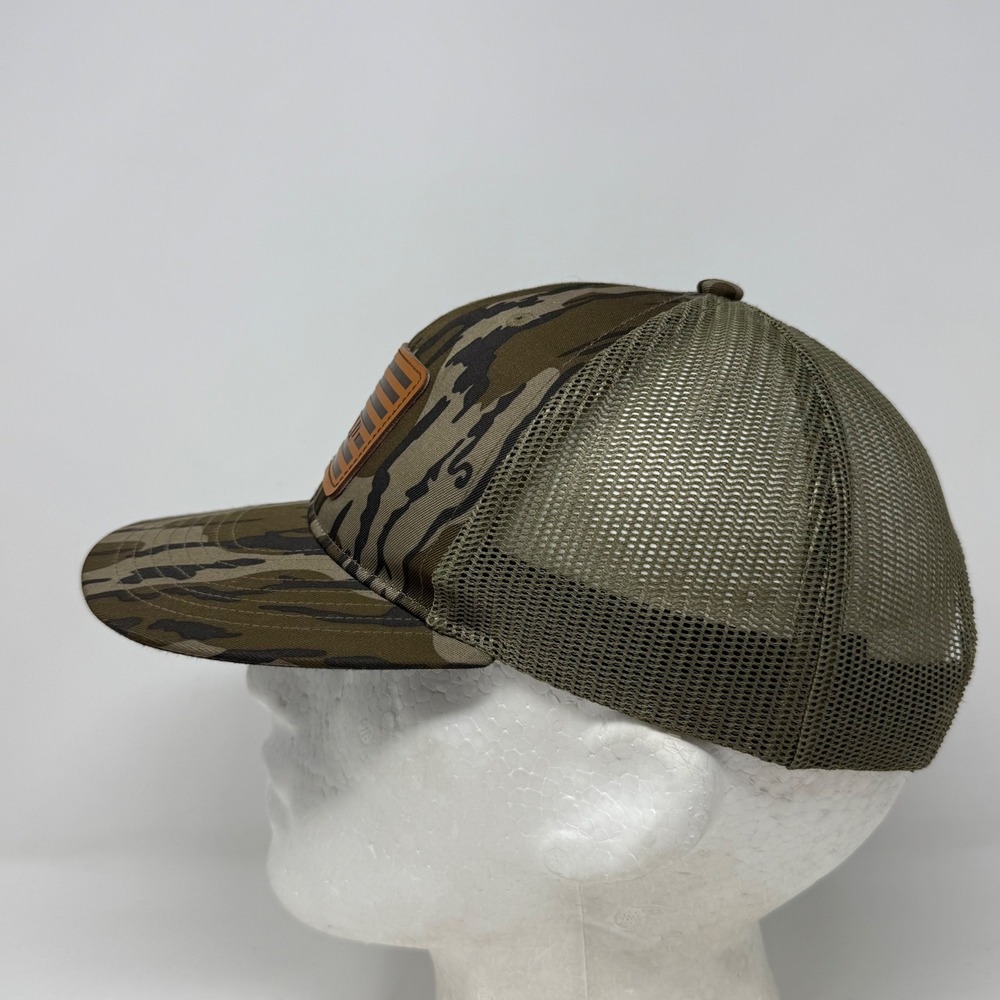 Richardson 112P Leupold Tiger Stripe Camo American Flag Trucker Hat Snapback - Picture 2 of 9